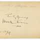 Autograph Book signed by Twain, Stowe, George Griffin and others - фото 1