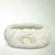 A MAGNIFICENT WHITE JADE PEACH-FORM BRUSH WASHER - photo 1