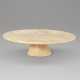 AN EGYPTIAN ALABASTER OFFERING PLATE - photo 1