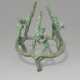 A WESTERN ASIATIC BRONZE FIGURAL STAND - photo 1