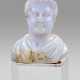 A ROMAN BLUE CHALCEDONY PORTRAIT BUST OF A MAN - фото 1