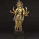 A GILT COPPER ALLOY FIGURE OF AMOGHAPASHA - фото 1