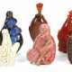 Gruppe von 11 Snuffbottles aus verschiedenen Steinen, u.a. Opal und Achat - фото 1