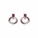DAVID WEBB RUBY AND DIAMOND EARRINGS - Foto 1