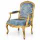 FAUTEUIL À LA REINE À CHÂSSIS D'ÉPOQUE LOUIS XV - Foto 1
