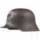 Stahlhelm M 16 mit Freikorpszeichen - photo 1