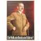 Propagandaplakat mit Abbildung von Adolf Hitler - фото 1