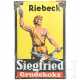 Emailleschild "Riebeck - Siegfried Grundkoks" - фото 1