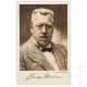 Hugo Eckener (1868 - 1954) - Portraitpostkarte mit eigenhändigem Text und Unterschrift um, 1925/30 - photo 1