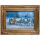 König Ludwig II. - Schlittenfahrt vor Neuschwanstein, datiert 1898 - photo 1