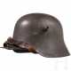 Stahlhelm M 17, datiert 1918 - Foto 1 Stahlhelm M 17, datiert 1918 - Foto 1
