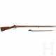 Perkussionsbüchse ähnlich Artilleriegewehr 1809/40/52 U-M mit Bajonett - Foto 1