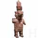 Stehende, prähkolumbische Tonfigur, Mexiko, Jalisco-Kultur, 100 v. Chr. - 250 n. Chr. - Foto 1
