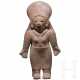 Große präkolumbische weibliche Tonfigur, Ekuador, wohl 500 - 1500 n. Chr. - Foto 1
