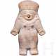 Große präkolumbische weibliche Tonfigur, Ekuador, wohl 500 - 1500 n. Chr. - Foto 1
