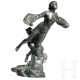 Bronze einer Fliegenden, Gießerei Ferdinand Barbedienne nach einem Entwurf von Gustave Michel (1851 - 1924), Paris, datiert 1952 - photo 1