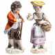 Zwei Gärtnerkinder als Gegenstücke, Johann Joachim Kaendler, um 1750 (Entwurf), Meissen, 20. Jhdt. (Ausführung) - photo 1