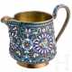 Cloisonné-Email-Sahnegießer, Russland, Moskau, D. Nikitin, 1896 - 1908 - фото 1