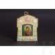 Cloisonné-Email-Ikone mit der Gottesmutter von Kasan, Russland, Moskau, Iwan Chlebnikow, 1908 - 1917 - фото 1 Cloisonné-Email-Ikone mit der Gottesmutter von Kasan, Russland, Moskau, Iwan Chlebnikow, 1908 - 1917 - фото 1