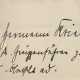 Autograph Hermann Kriebel - photo 1