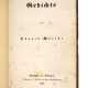 Gedichte von Eduard Mörike 1838 - photo 1 Gedichte von Eduard Mörike 1838 - photo 1