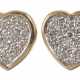 Paar Herzohrstecker mit Brillanten - photo 1