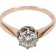 Solitärring mit Brillant von 1,02 ct - Foto 1