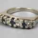Damenring mit Saphiren und Diamanten - фото 1 Damenring mit Saphiren und Diamanten - фото 1
