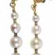 Paar Ohrhänger mit Perlen - photo 1