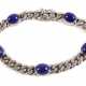 Panzerarmband mit Lapislazuli - photo 1 Panzerarmband mit Lapislazuli - photo 1