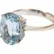 Damenring mit feinem Aquamarin - Foto 1