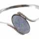 Eleganter Armreif mit Edelopal und Diamanten - фото 1