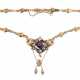 Biedermeiercollier mit Granatbesatz - photo 1