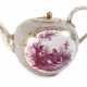 Meissen Teekanne Figurenmalerei - Foto 1