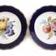 Meissen Paar Obstteller mit Blaufond - photo 1