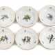Meissen sechs Speiseteller Vogelmalerei - photo 1