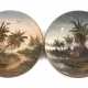 Paar orientalische Wandteller - Foto 1 Paar orientalische Wandteller - Foto 1