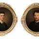 Carl Gottlob Mittenzwey, Große Portraitpendants - photo 1 Carl Gottlob Mittenzwey, Große Portraitpendants - photo 1