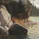 Ludwig Paulus, attr., Hirsch am Wasser - фото 1