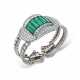 CHAUMET ART DECO EMERALD AND DIAMOND BANGLE - Foto 1 CHAUMET ART DECO EMERALD AND DIAMOND BANGLE - Foto 1