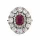 LATE 19TH CENTURY RUBY AND DIAMOND PENDANT/BROOCH - photo 1