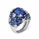 JEAN SCHLUMBERGER SAPPHIRE AND DIAMOND RING - photo 1