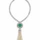 CARTIER EMERALD, SEED PEARL AND DIAMOND NECKLACE - photo 1 CARTIER EMERALD, SEED PEARL AND DIAMOND NECKLACE - photo 1