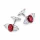 BHAGAT RUBY AND DIAMOND CUFFLINKS - photo 1 BHAGAT RUBY AND DIAMOND CUFFLINKS - photo 1