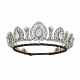 ANTIQUE DIAMOND AND COLOURLESS GEM TIARA/NECKLACE - фото 1