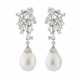 KERN NATURAL PEARL AND DIAMOND EARRINGS - photo 1 KERN NATURAL PEARL AND DIAMOND EARRINGS - photo 1