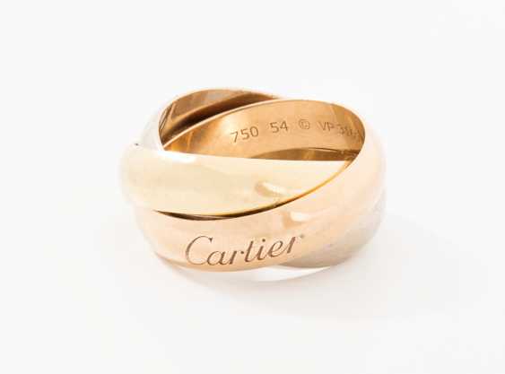 cartier trinity ring auction