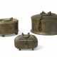 A GROUP OF THREE BRONZE BOXES - photo 1
