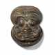 A BRONZE GIGAKU MINIATURE FACE MASK - photo 1 A BRONZE GIGAKU MINIATURE FACE MASK - photo 1