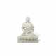 A DEHUA FIGURE OF A SEATED BUDDHA - фото 1